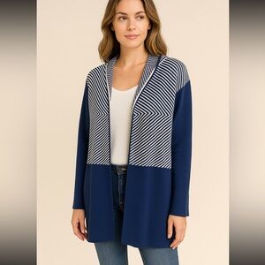 Athleisure By Sioni Hooded Cardigan Jacket NWT